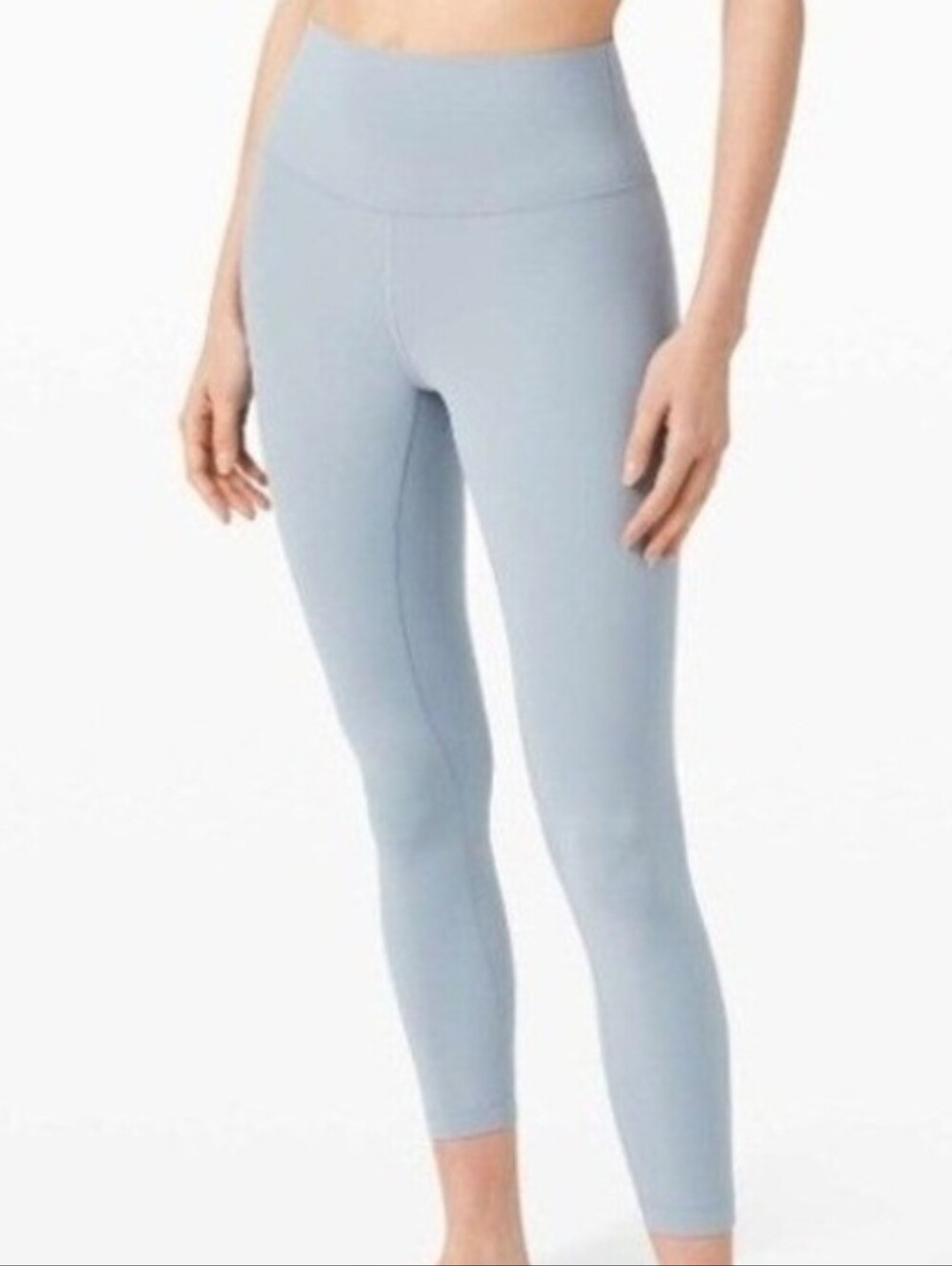 Lululemon Wunder Under SmoothCover High-Rise Tight 25", Light Blue - SIZE 8